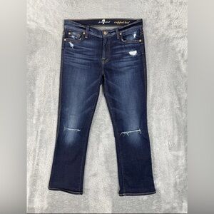7 for all mankind Cropped Boot Jean Size 28